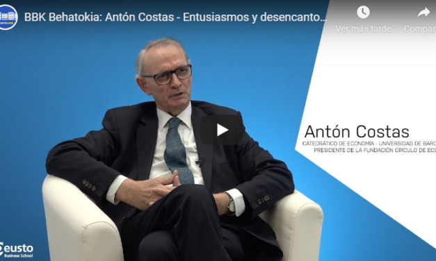 Antón Costas – Entusiasmos y desencantos con la Digitalización