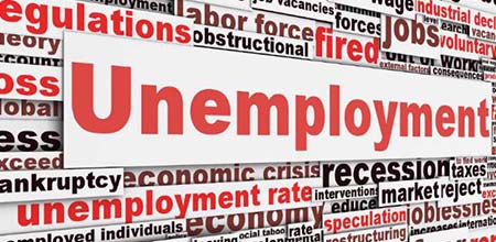 Paro Registrado. Tasa Interanual a partir de los valores mensuales. Datos Diciembre 2019. Bizkaia, CAPV y Estado.