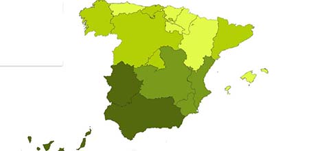 Paro Registrado. Tasa Interanual a partir de los valores mensuales. Datos Febrero 2019. Bizkaia, CAPV y Estado.