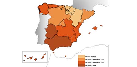 Paro Registrado. Valores absolutos mensuales Febrero 2019 Bizkaia, CAPV y Estado.