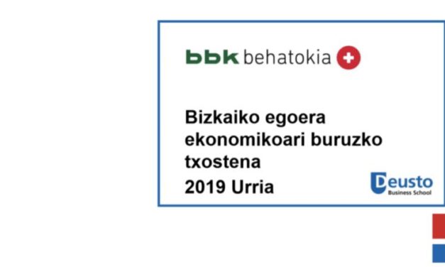 Bizkaiko egoera ekonomikoari buruzko txostena – 2019ko Urria: Gure ekonomian ere,doikuntza hasi da
