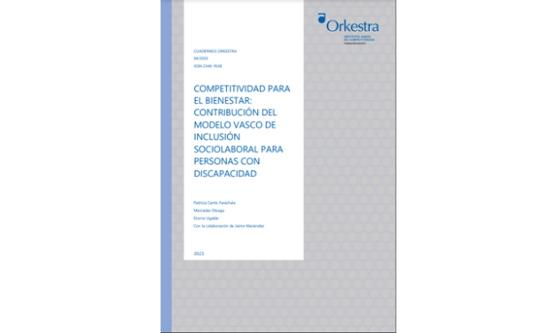 Competitividad para el bienestar: contribución del modelo vasco de inclusión sociolaboral para personas con discapacidad